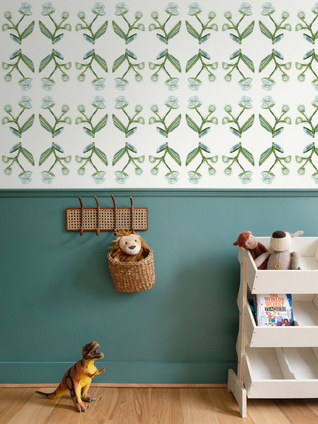 Antonia Wallpaper (Blue & Green)
