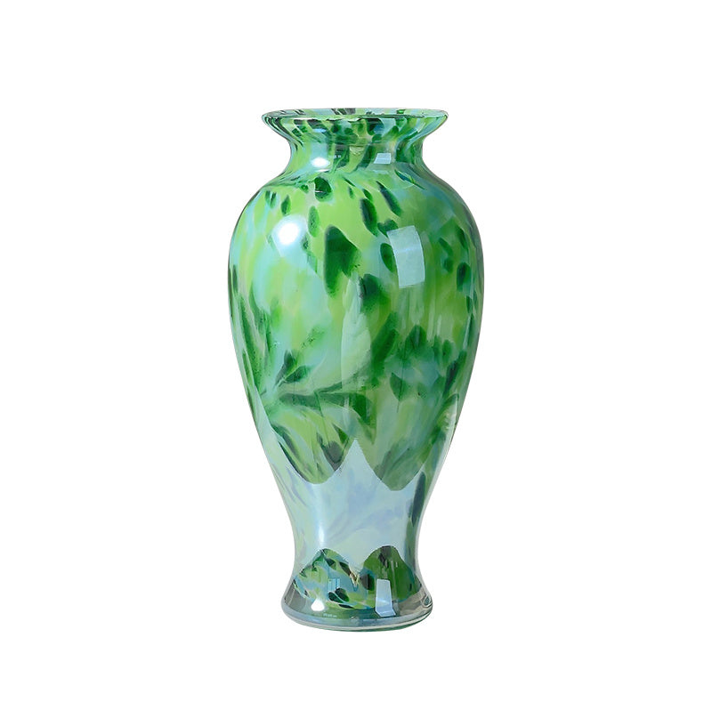 Emerald Handmade Green Glass Vase