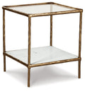 Chloe Brass Accent Table