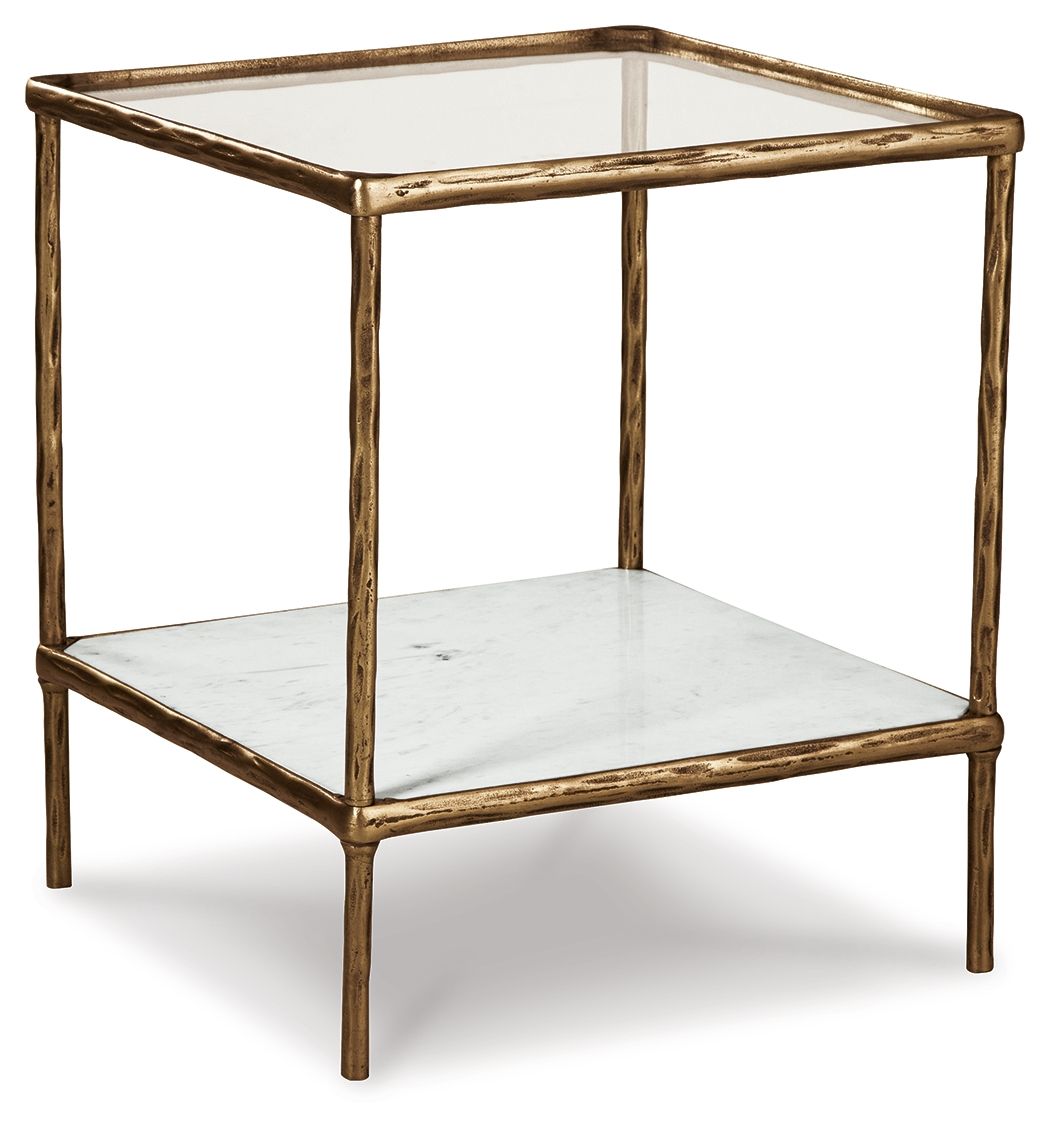 Chloe Brass Accent Table