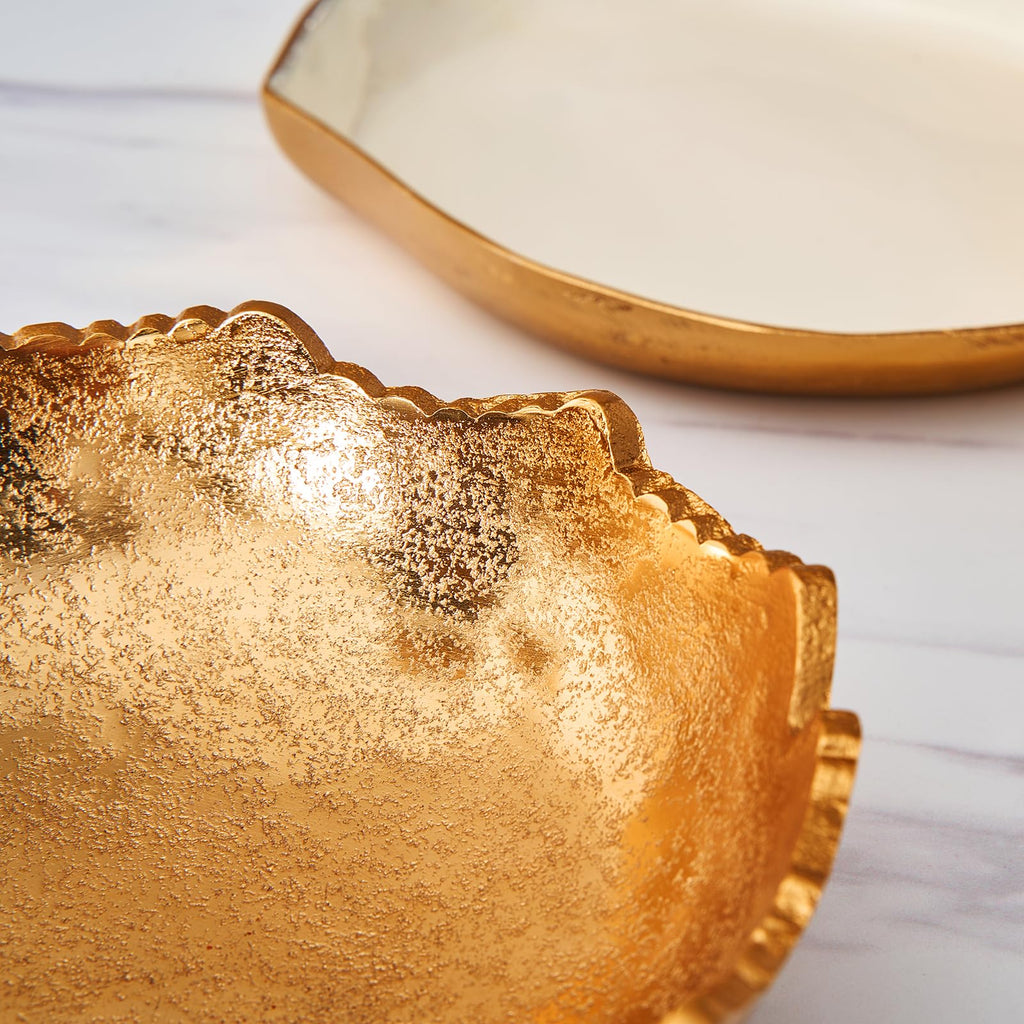 Halo Decorative Gold Moon Bowl