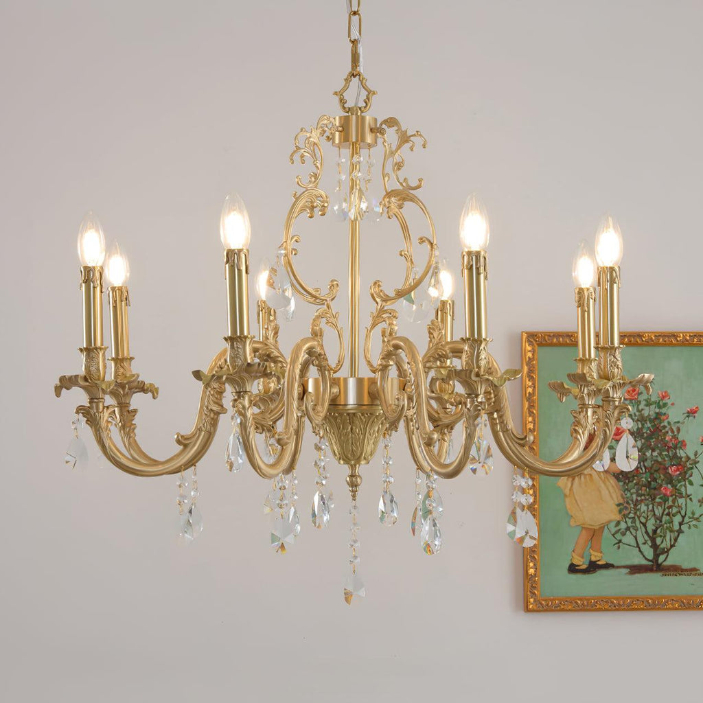 Mira Light Crystal Classic Traditional Chandelier