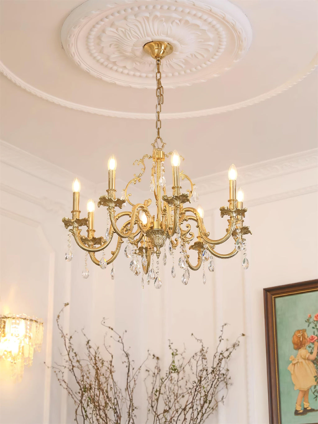 Mira Light Crystal Classic Traditional Chandelier