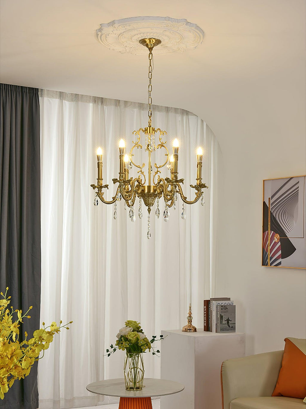 Mira Light Crystal Classic Traditional Chandelier