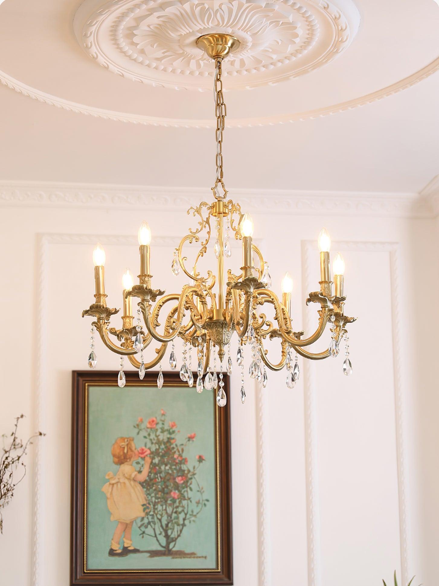 Mira Light Crystal Classic Traditional Chandelier
