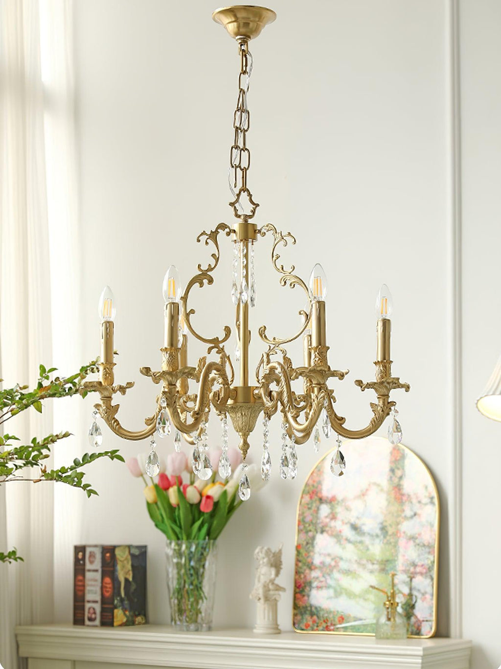 Mira Light Crystal Classic Traditional Chandelier