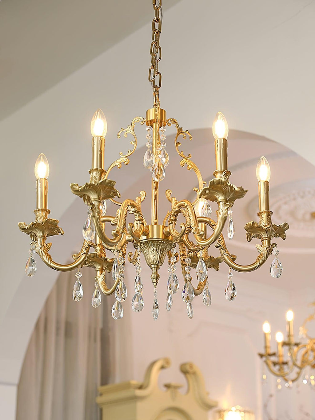 Mira Light Crystal Classic Traditional Chandelier