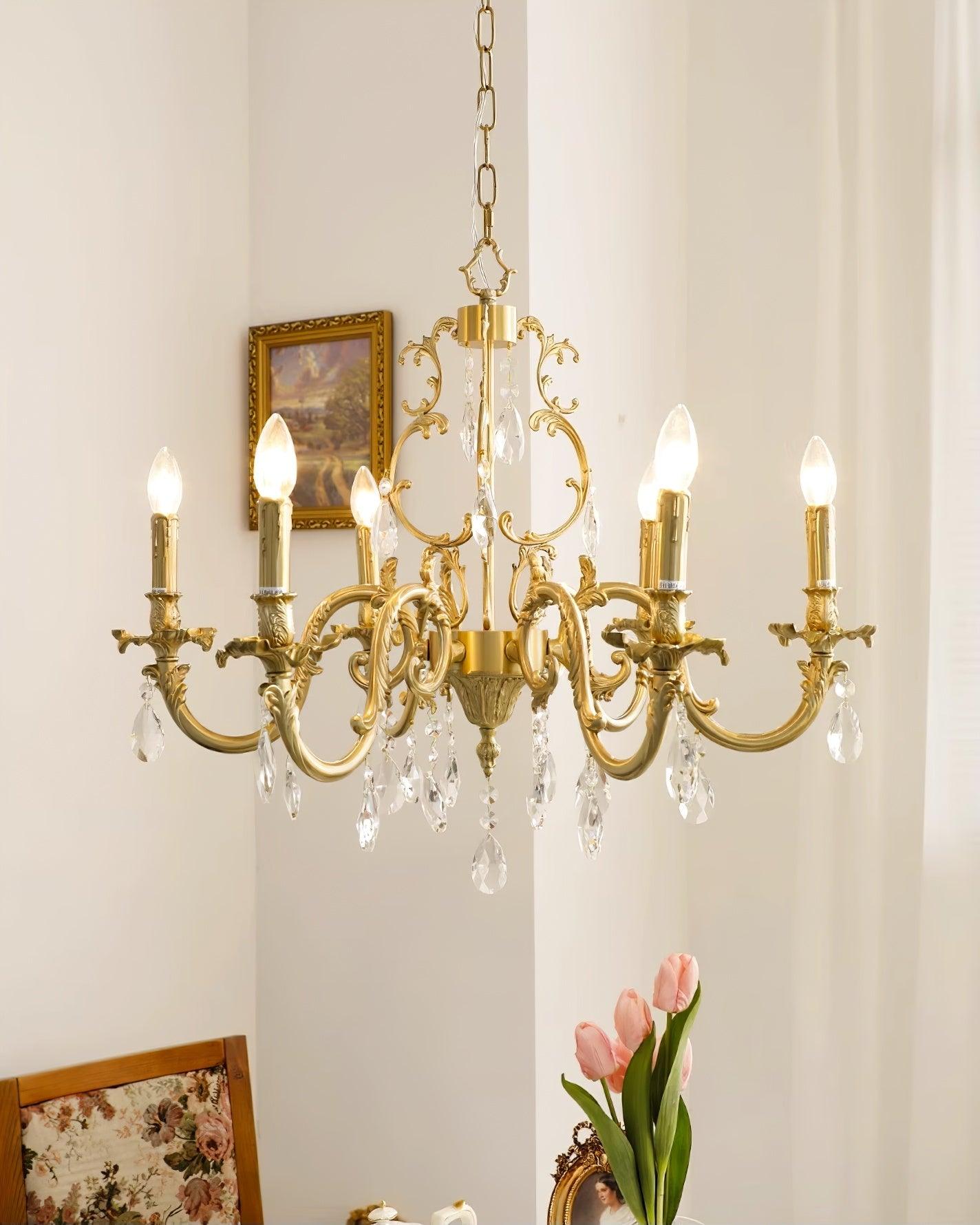 Mira Light Crystal Classic Traditional Chandelier