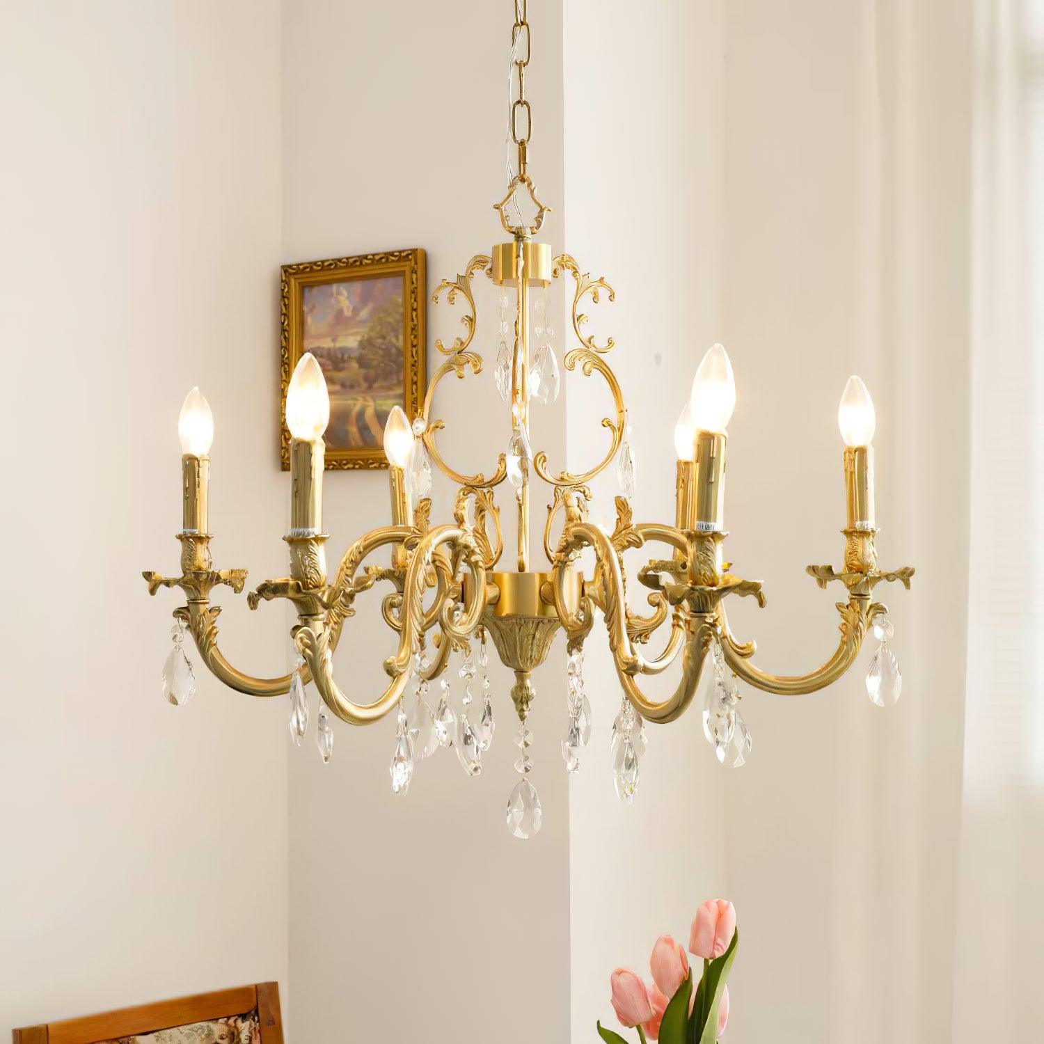 Mira Light Crystal Classic Traditional Chandelier