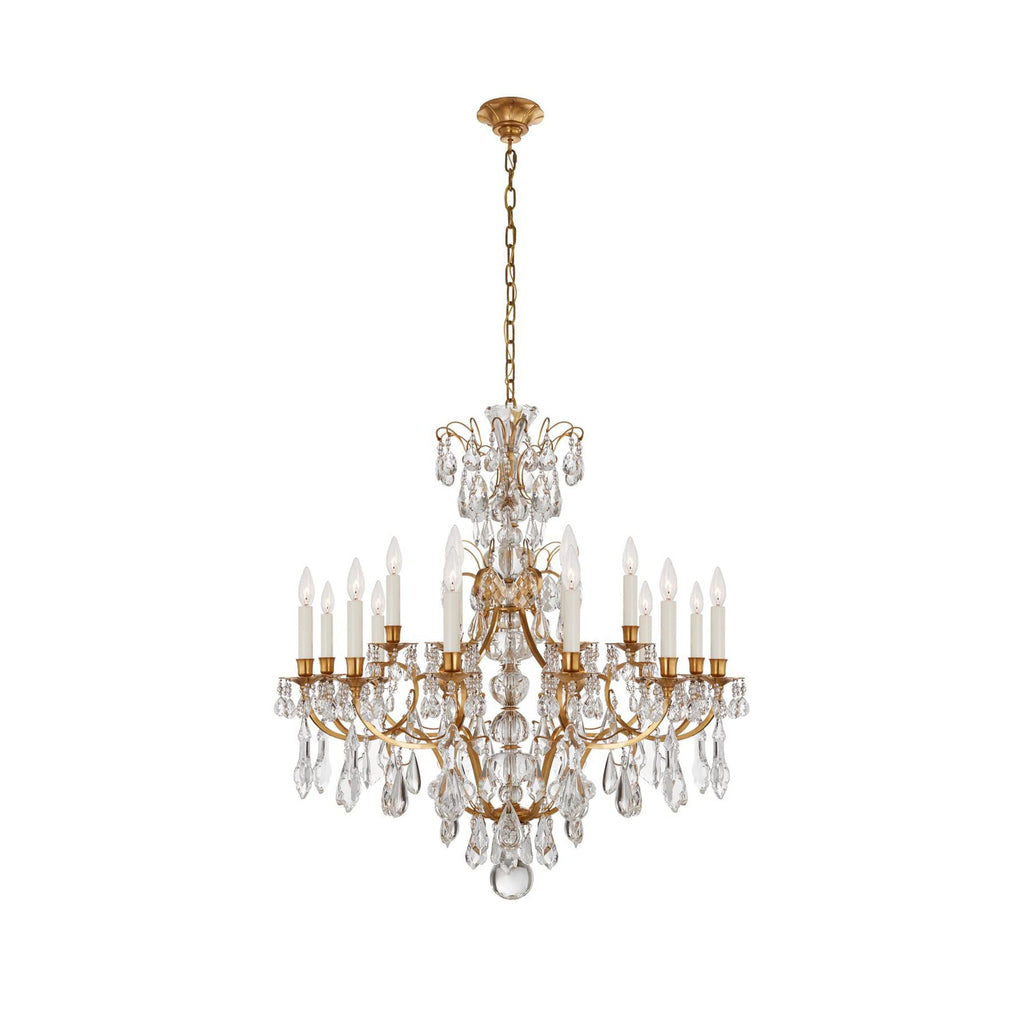 Ophelia Gold & Crystal Chandelier