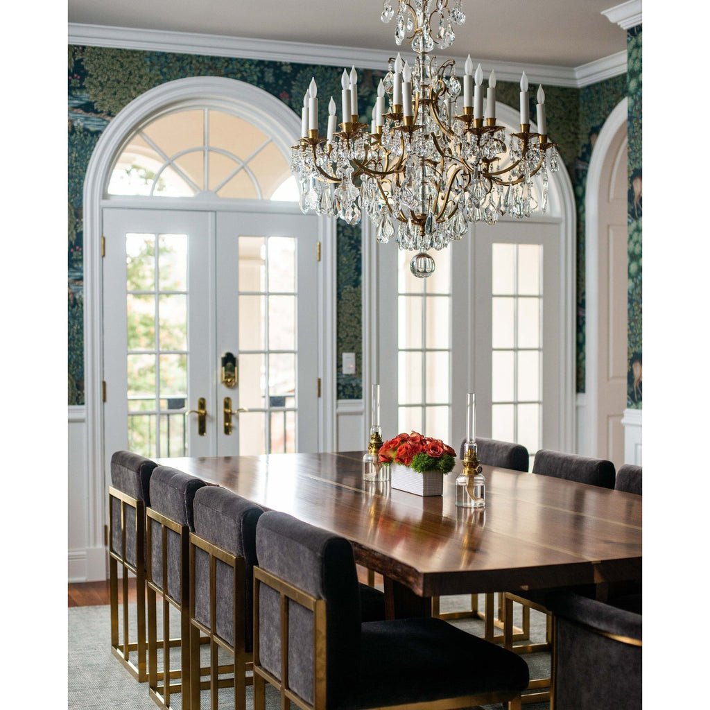 Ophelia Gold & Crystal Chandelier