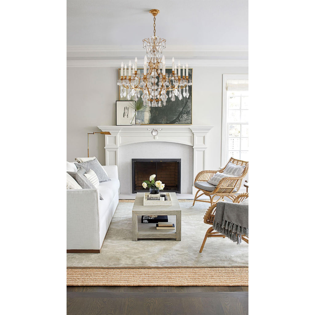 Ophelia Gold & Crystal Chandelier