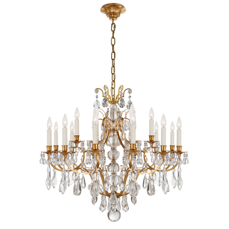 Ophelia Gold & Crystal Chandelier