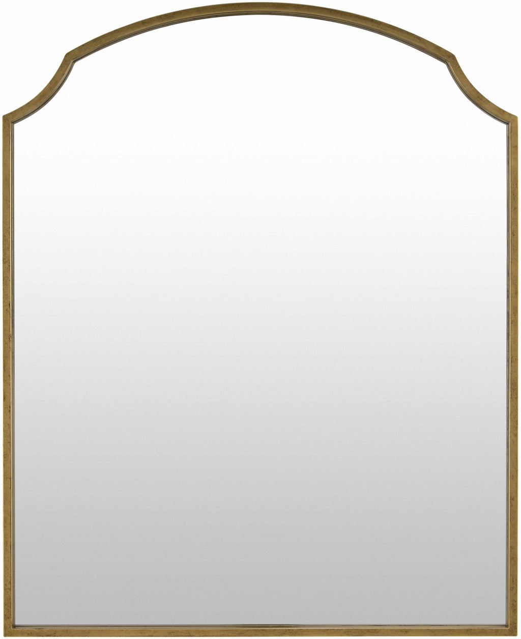 Chloe Gold Mirror with Iron Base