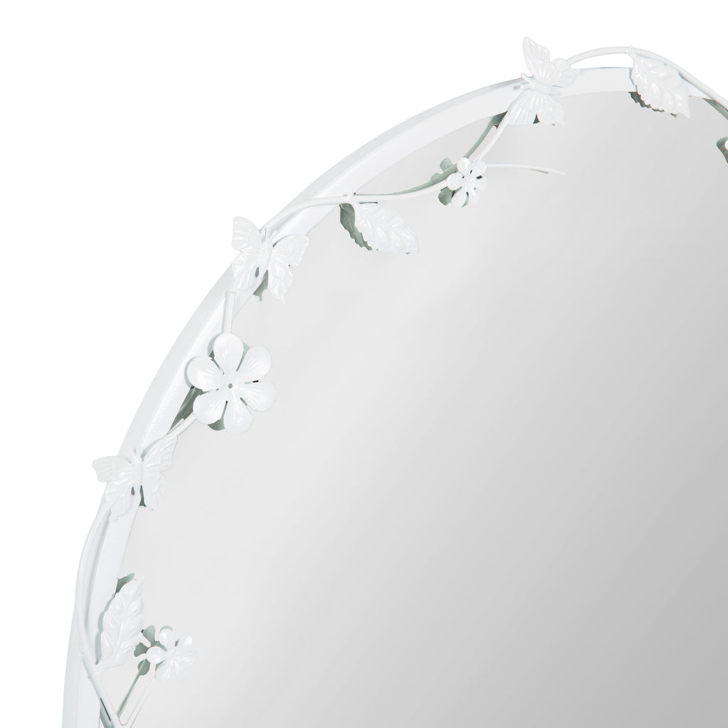 Rosette Garden Floral Wall Mirror