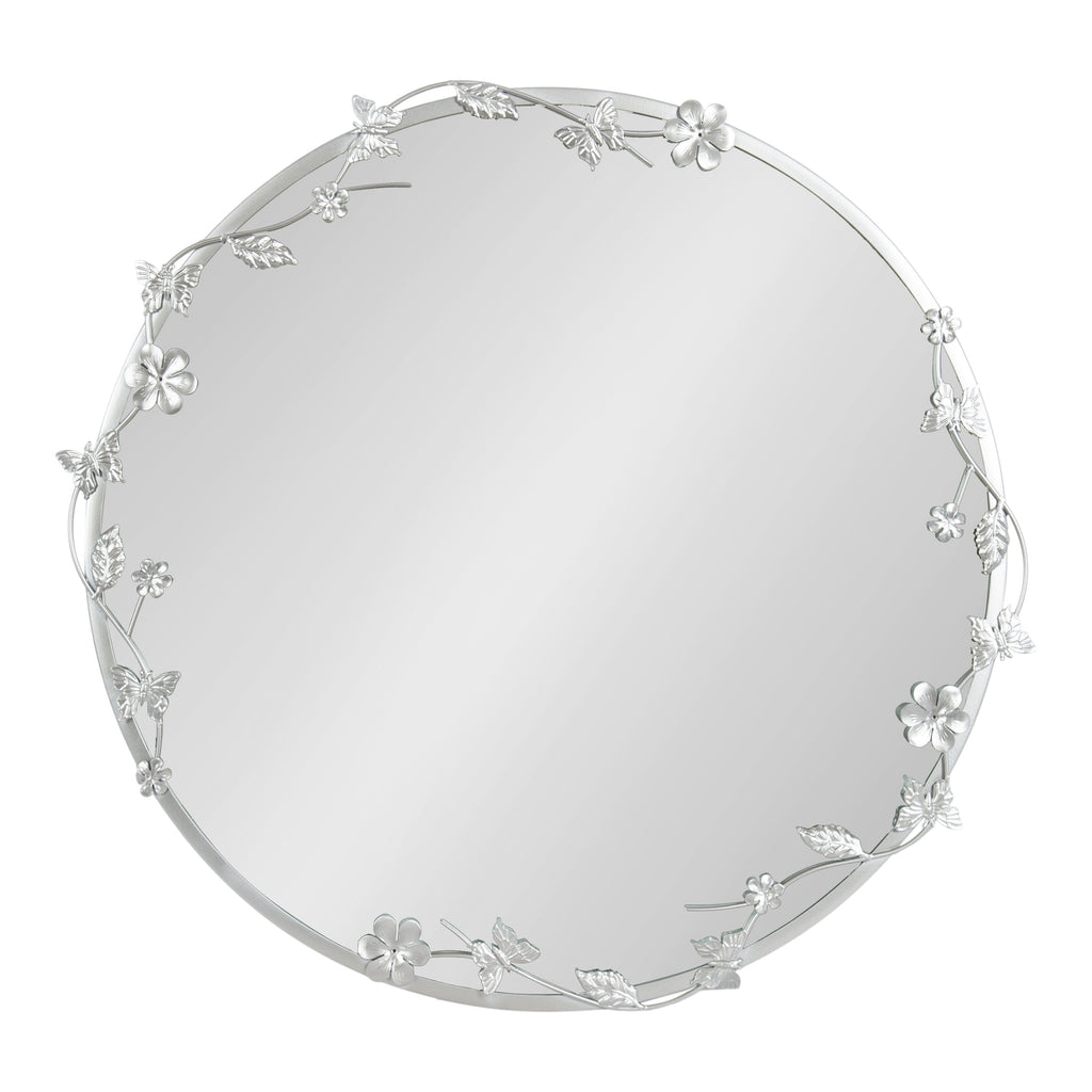 Rosette Garden Floral Wall Mirror