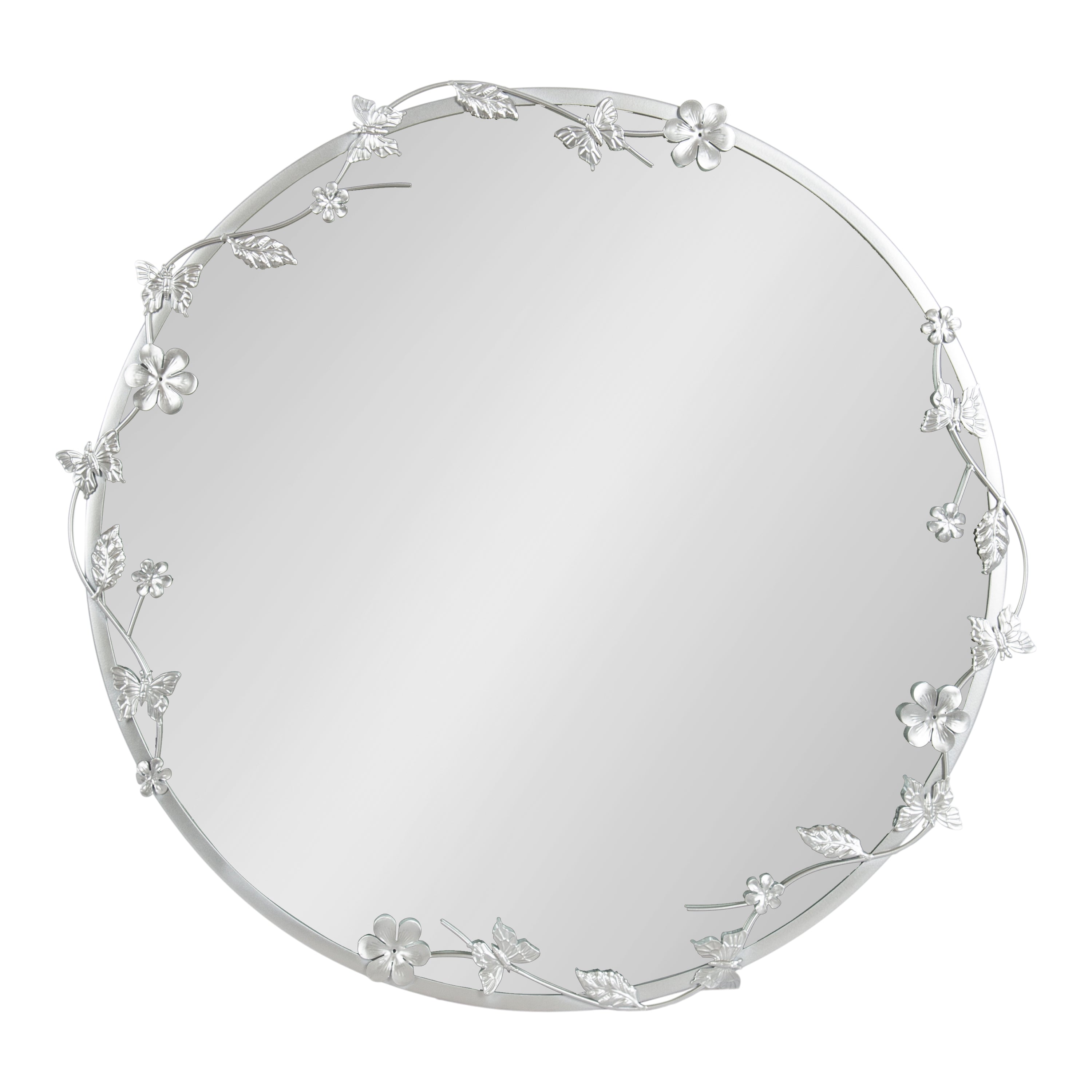 Rosette Garden Floral Wall Mirror