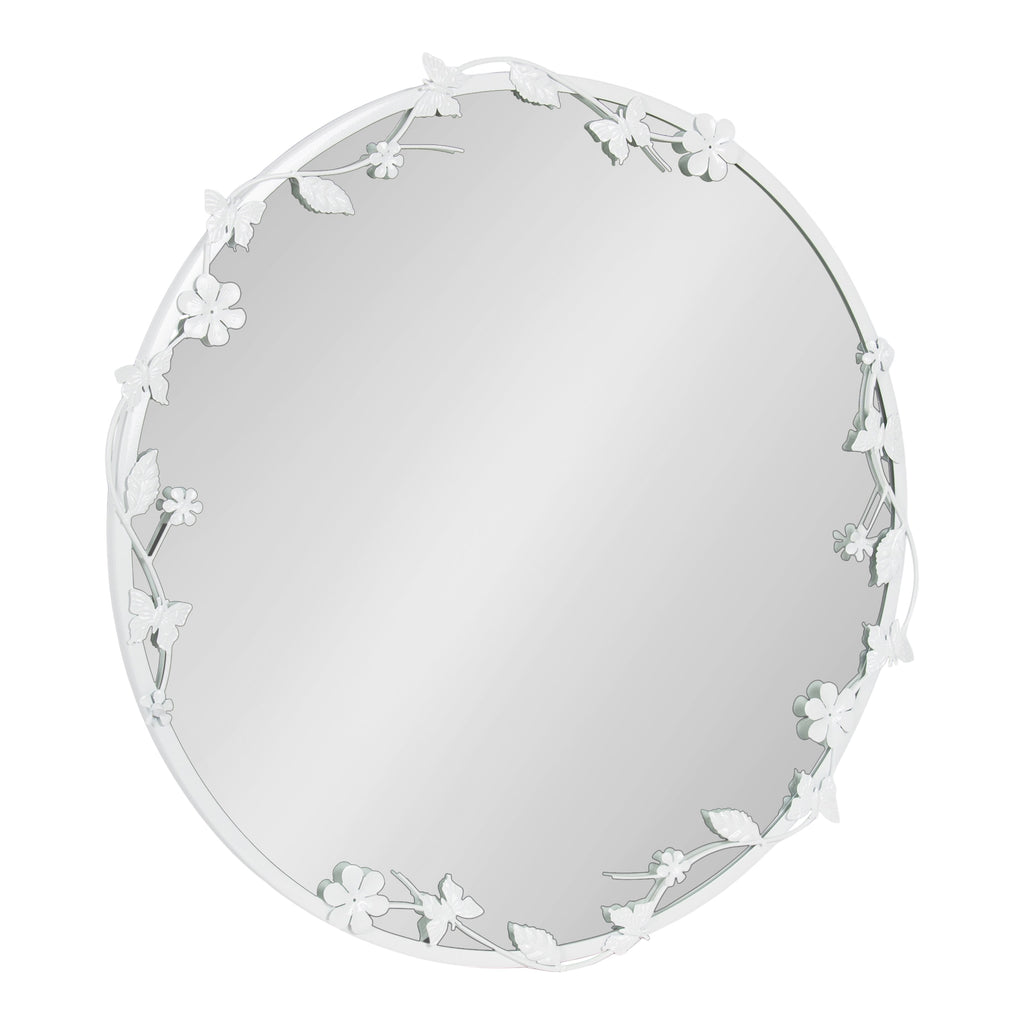 Rosette Garden Floral Wall Mirror