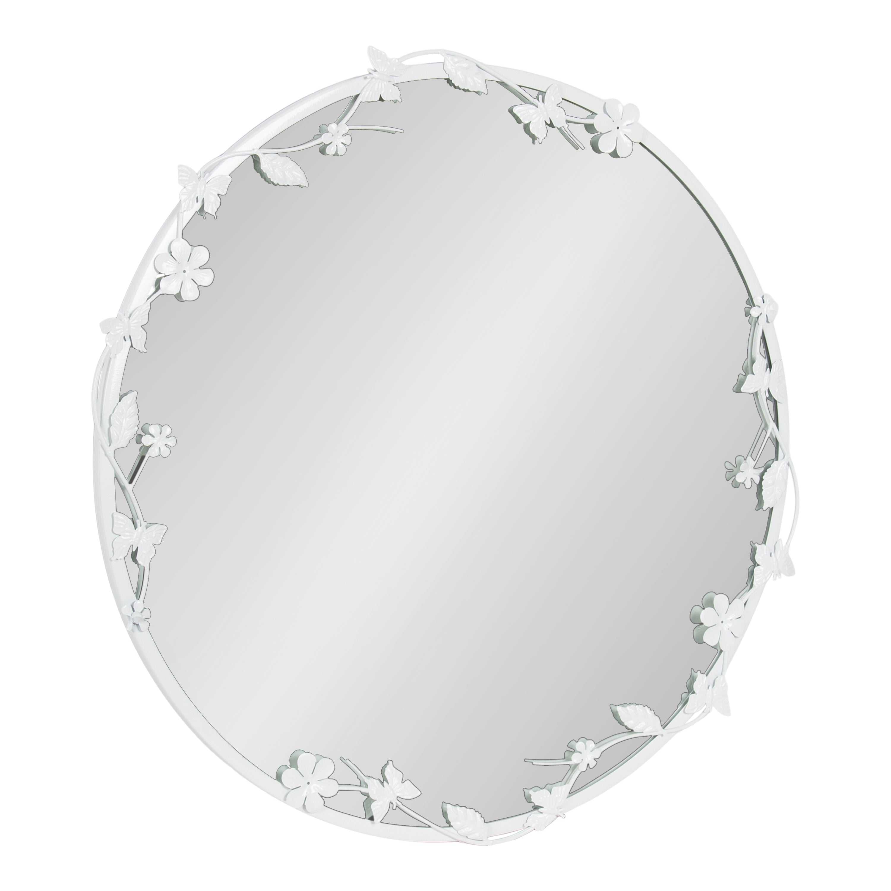 Rosette Garden Floral Wall Mirror