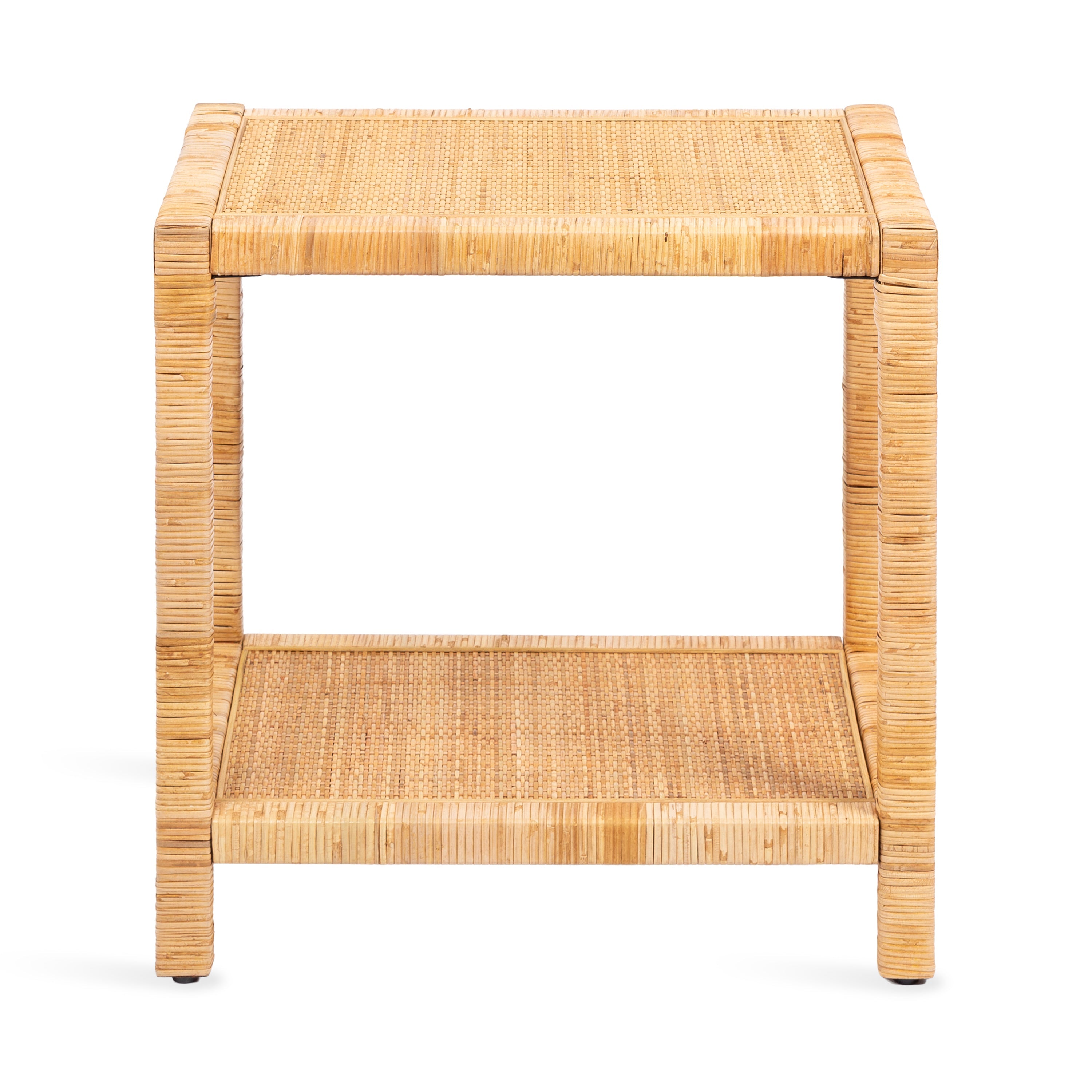 Eloise Rattan Rectangle Side Table