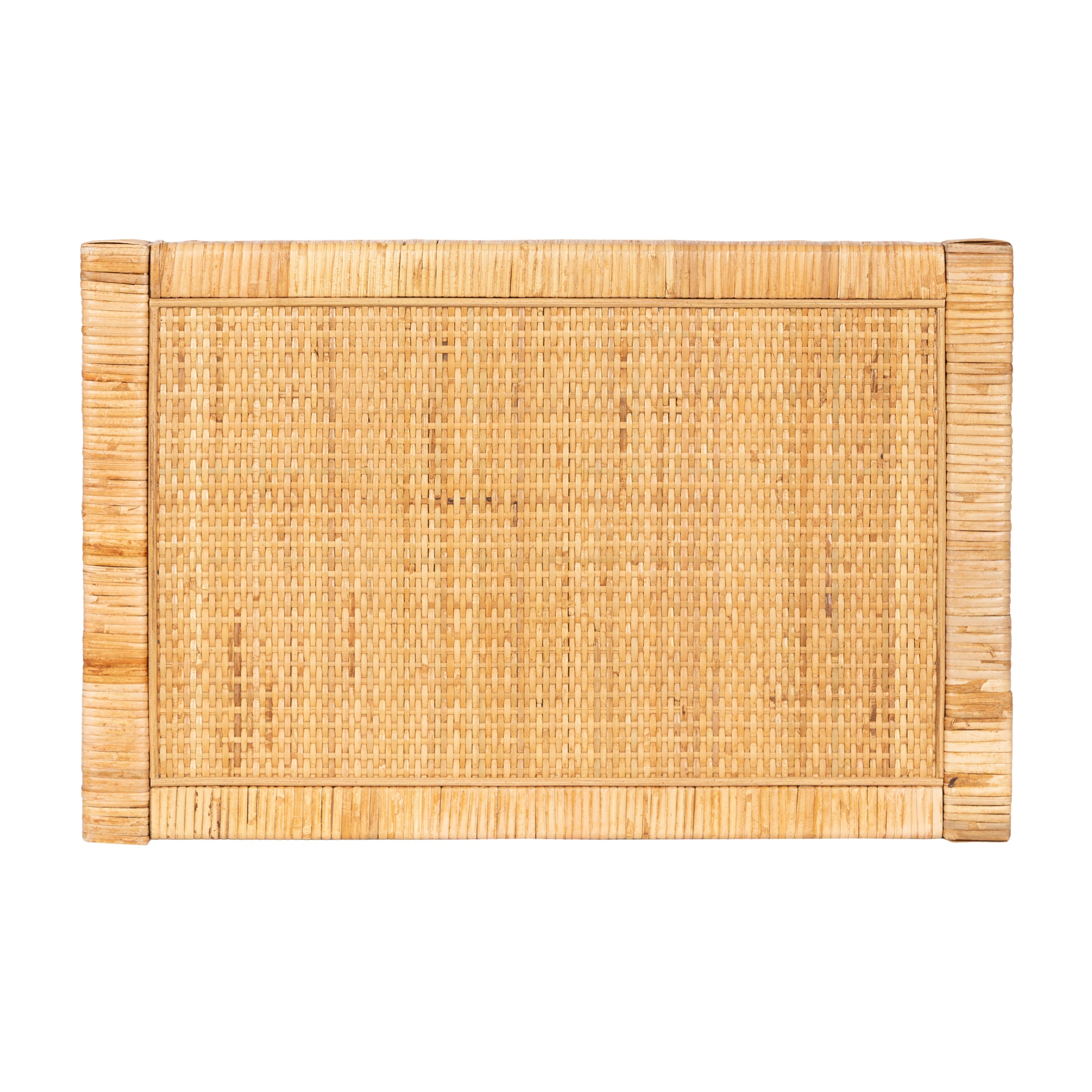 Eloise Rattan Rectangle Side Table