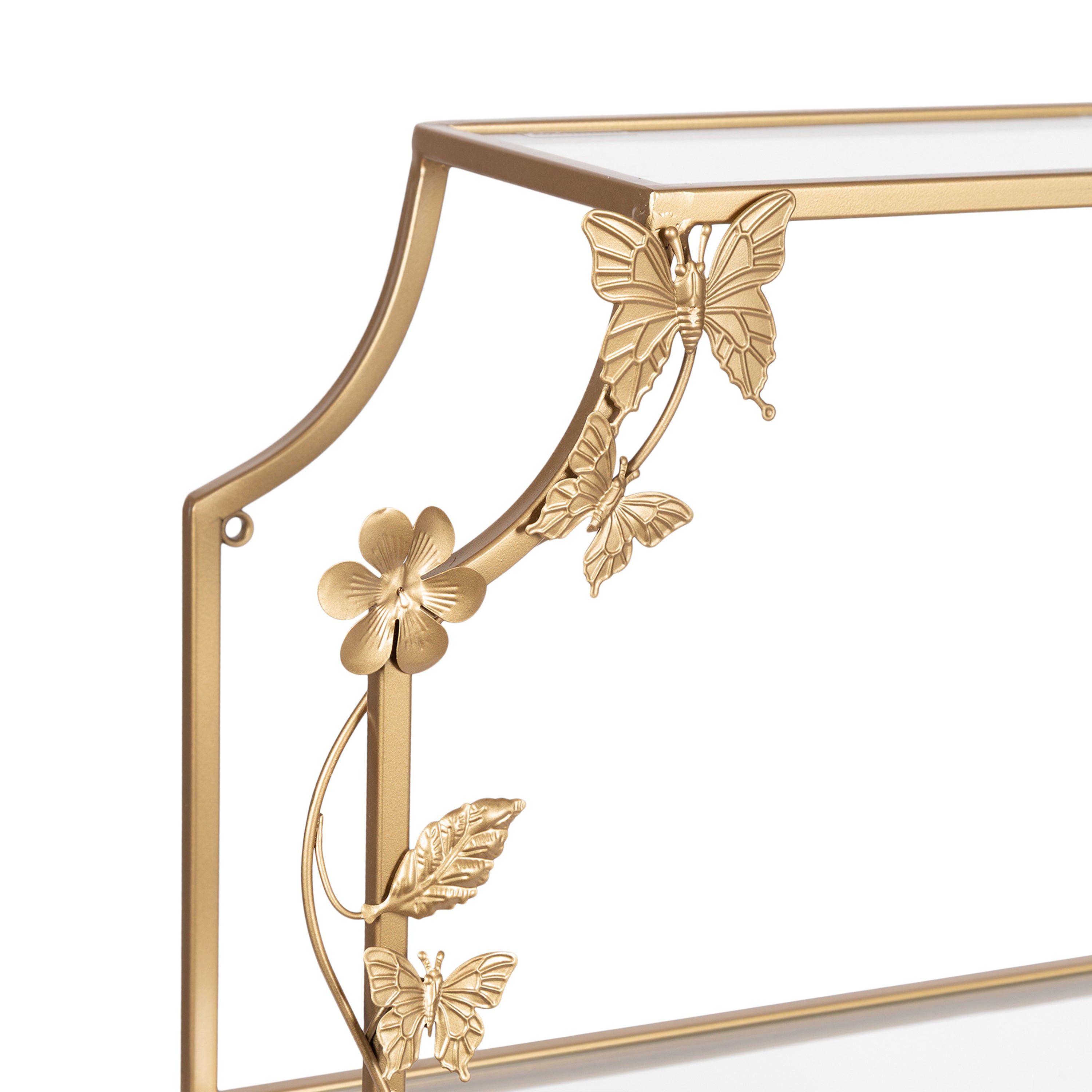 Rosette Garden Floral Tiered Shelf