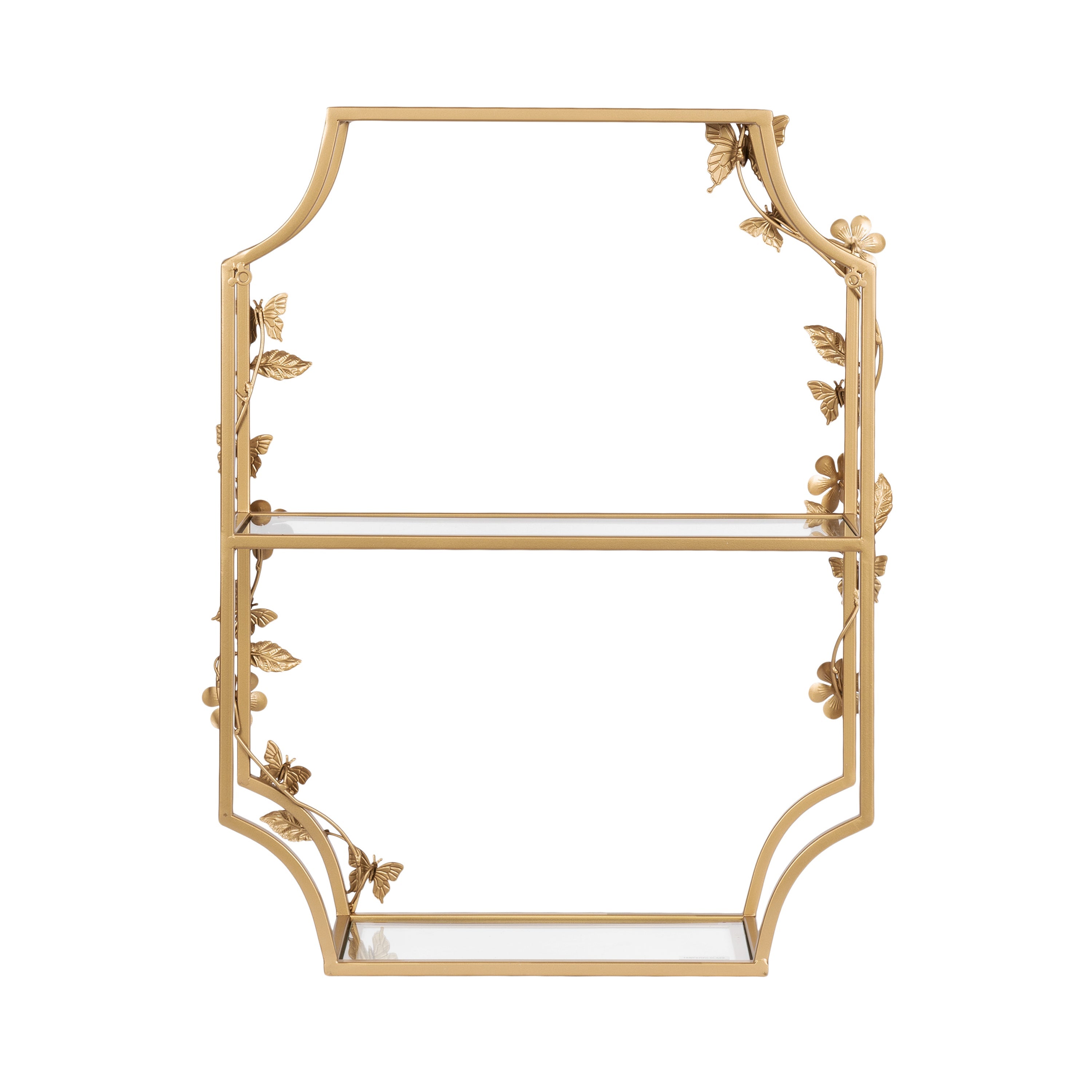 Rosette Garden Floral Tiered Shelf
